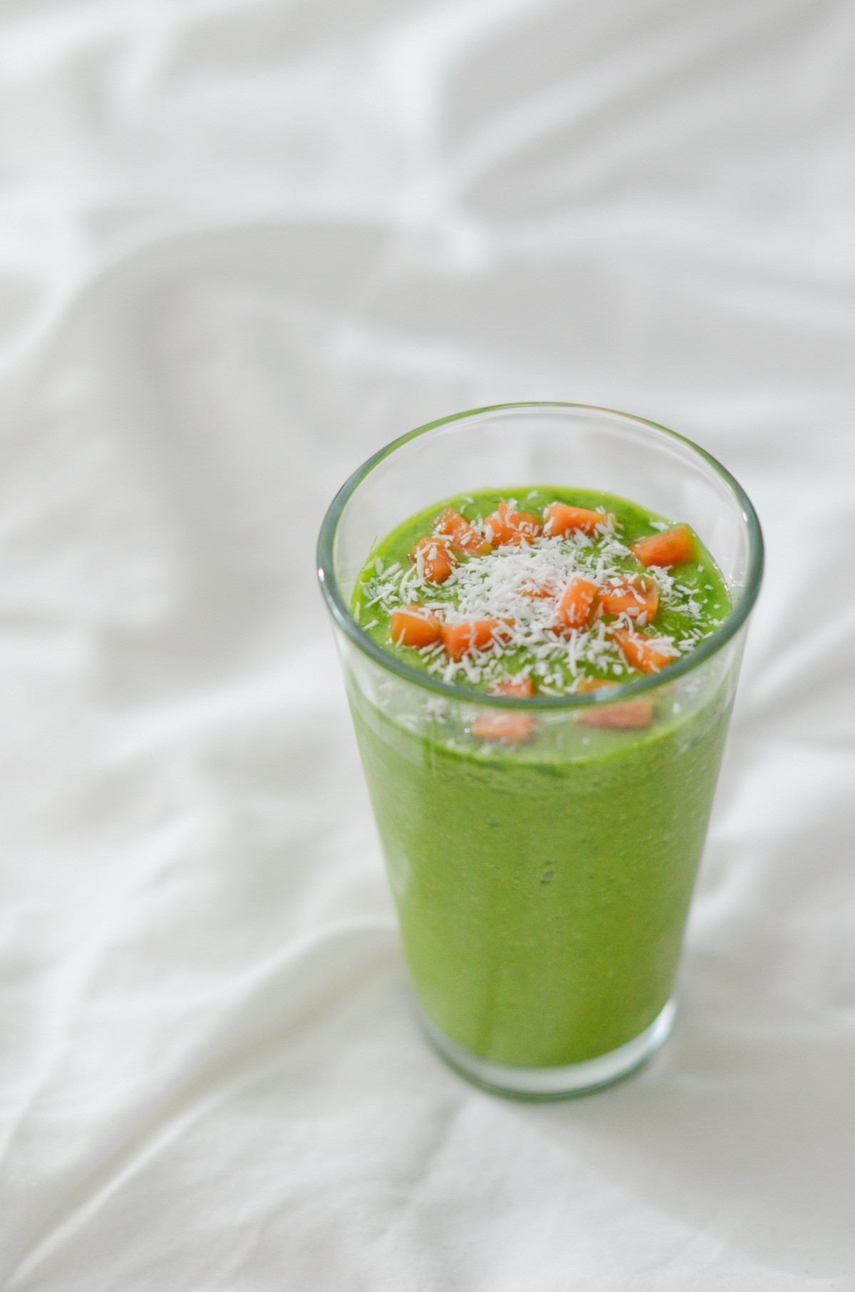 Coconut Smoothie Recipes
 Papaya Coconut Green Smoothie Recipe The Chic Life