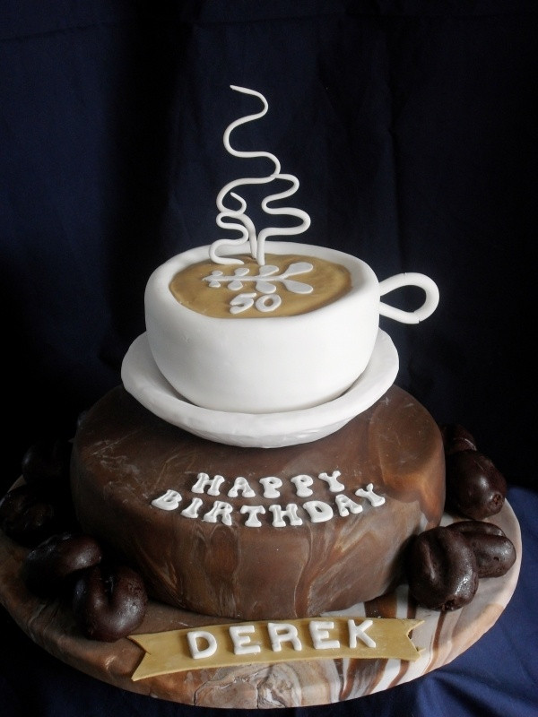 Coffee Birthday Cake
 Coffee Birthday Cakes