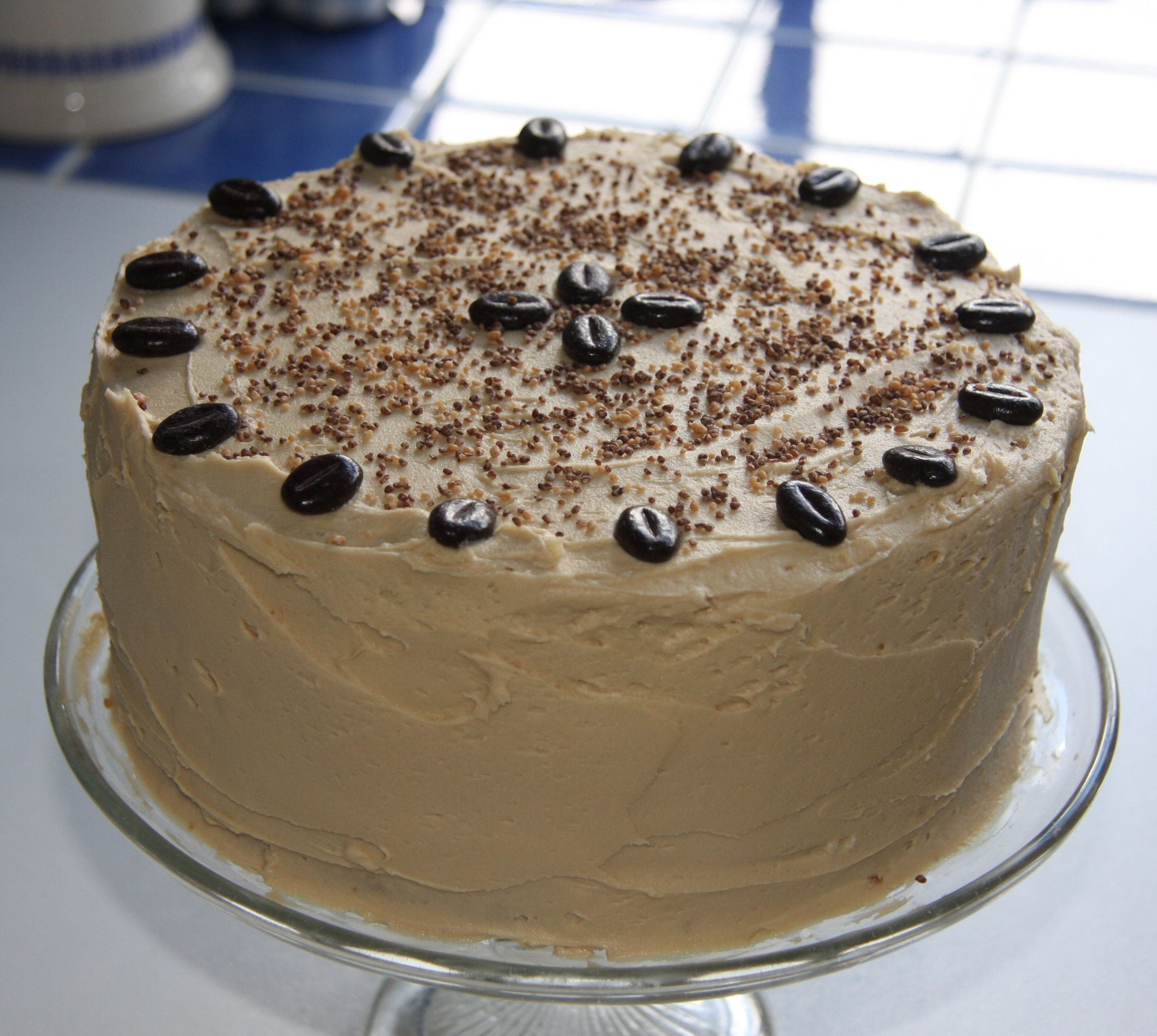 Coffee Birthday Cake
 Baking Birthday Cakes in a New Kitchen – lovinghomemade