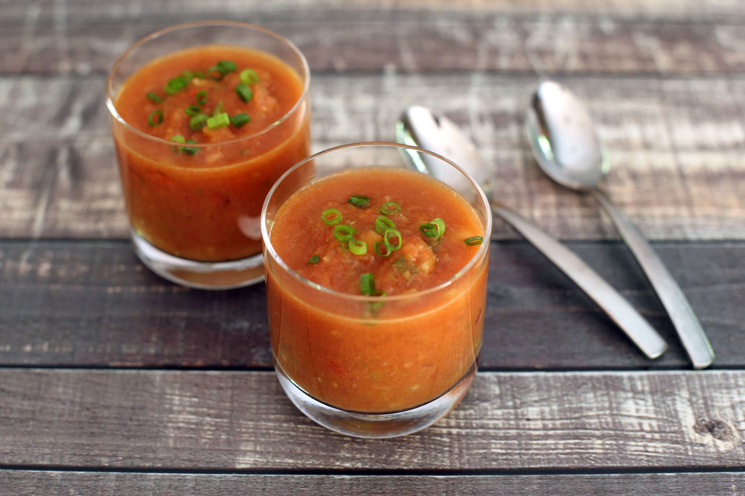 Cold Tomato Soup
 Spanish Cold Tomato Soup Gazpacho Andaluz Recipe
