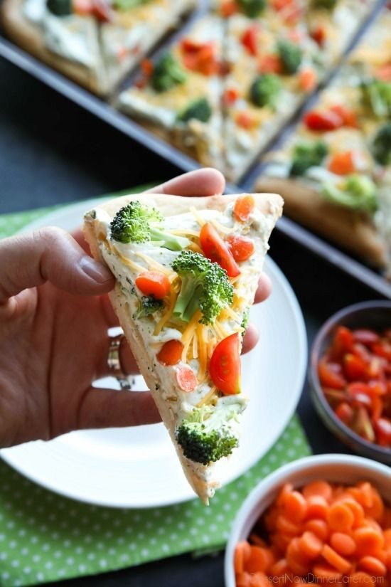 Cold Vegetarian Potluck Recipes
 This cold ve able pizza is the ultimate party appetizer