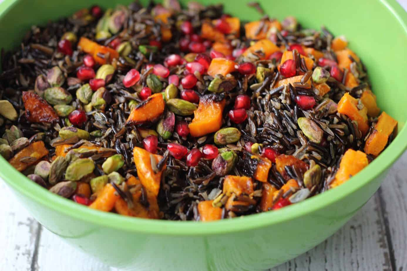 Cold Vegetarian Potluck Recipes
 Wild Rice & Butternut Squash I Heart Ve ables