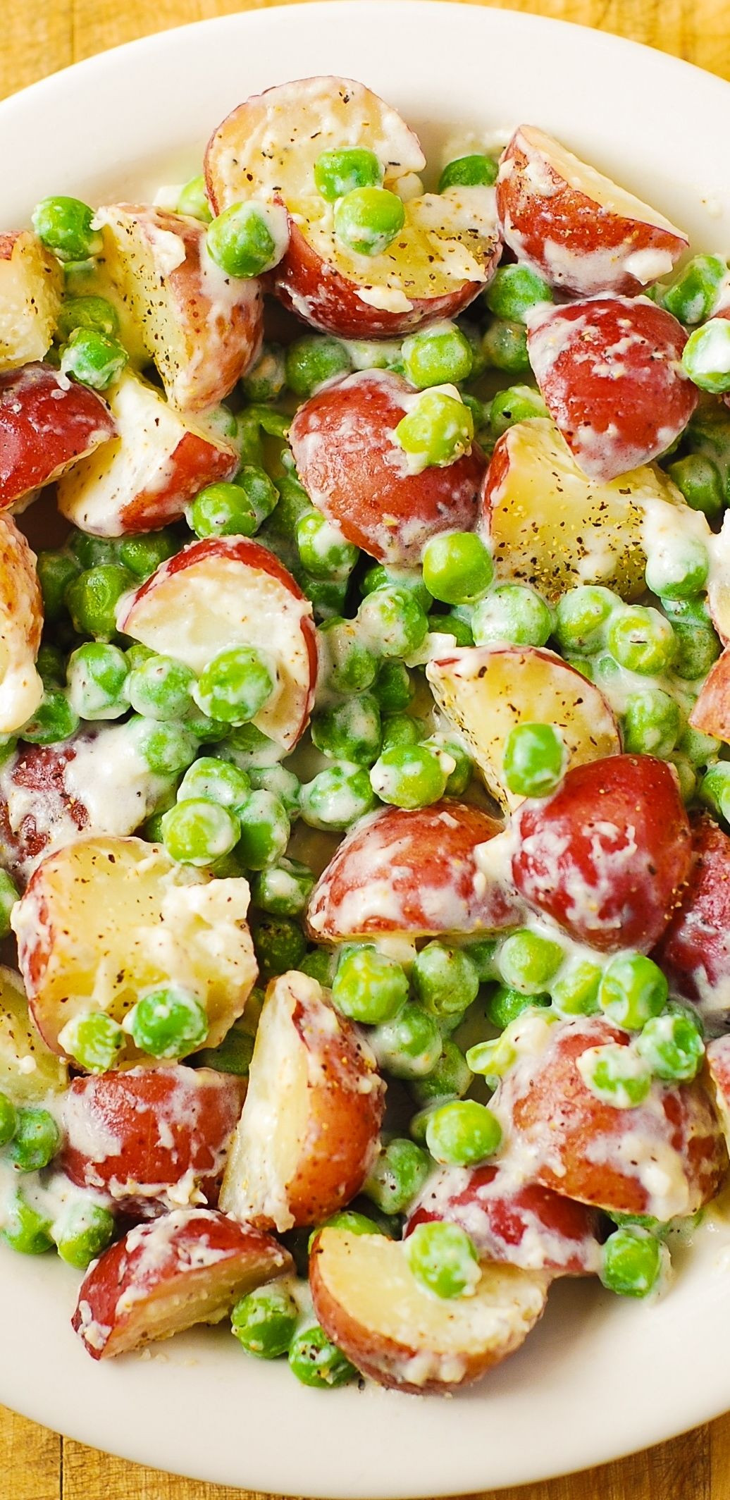 Cold Veggie Side Dishes
 Check out Creamy Parmesan Garlic Potatoes and Peas It s