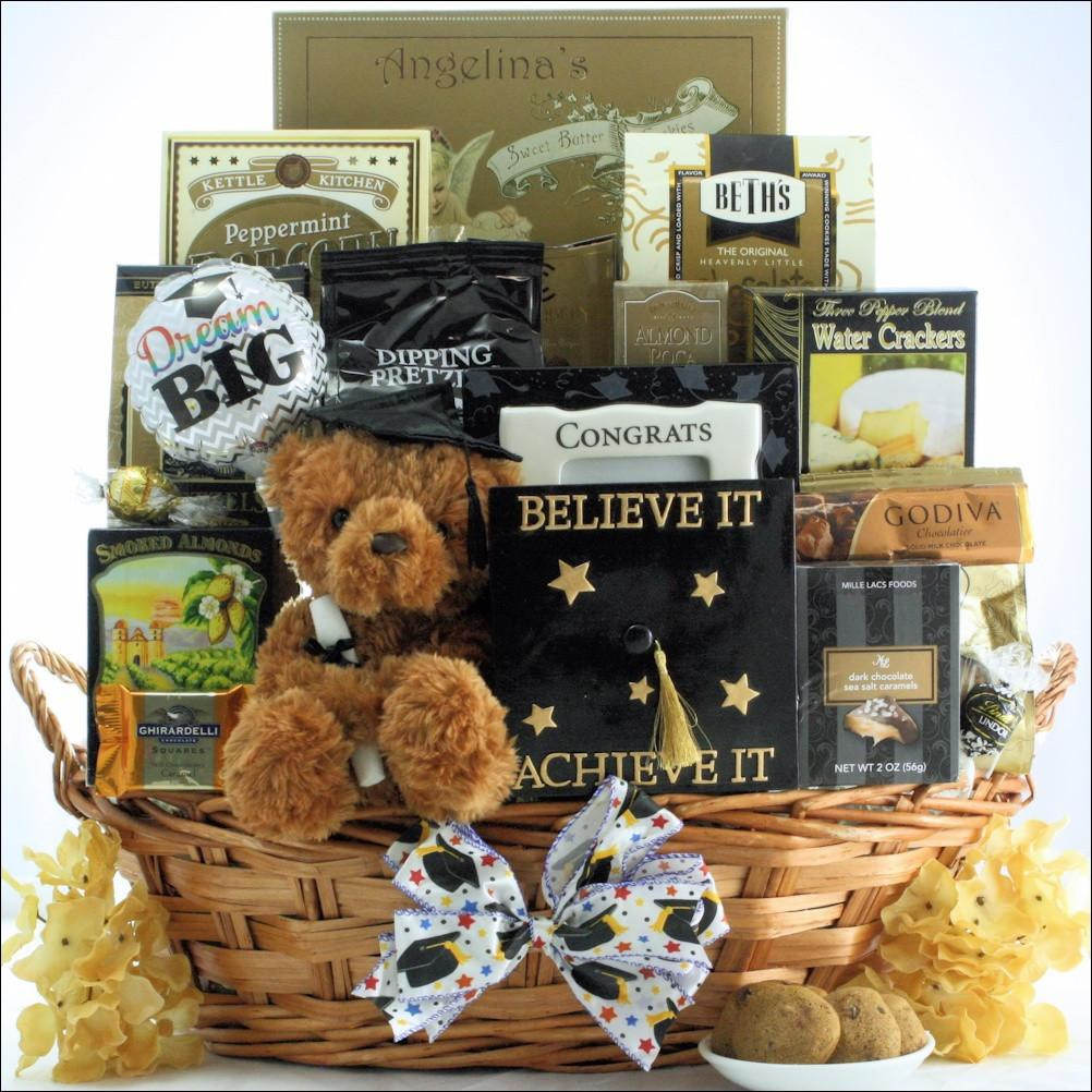 College Graduation Gift Baskets Ideas
 You Did It Graduation Gift Basket