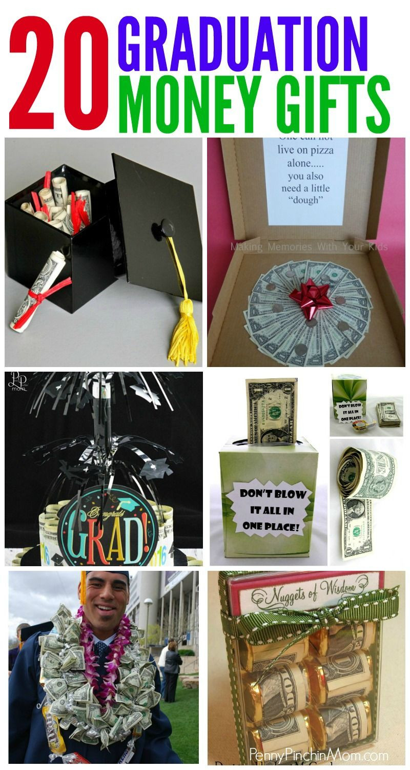 College Graduation Gift Ideas For Him
 More than 20 Creative Money Gift Ideas With images