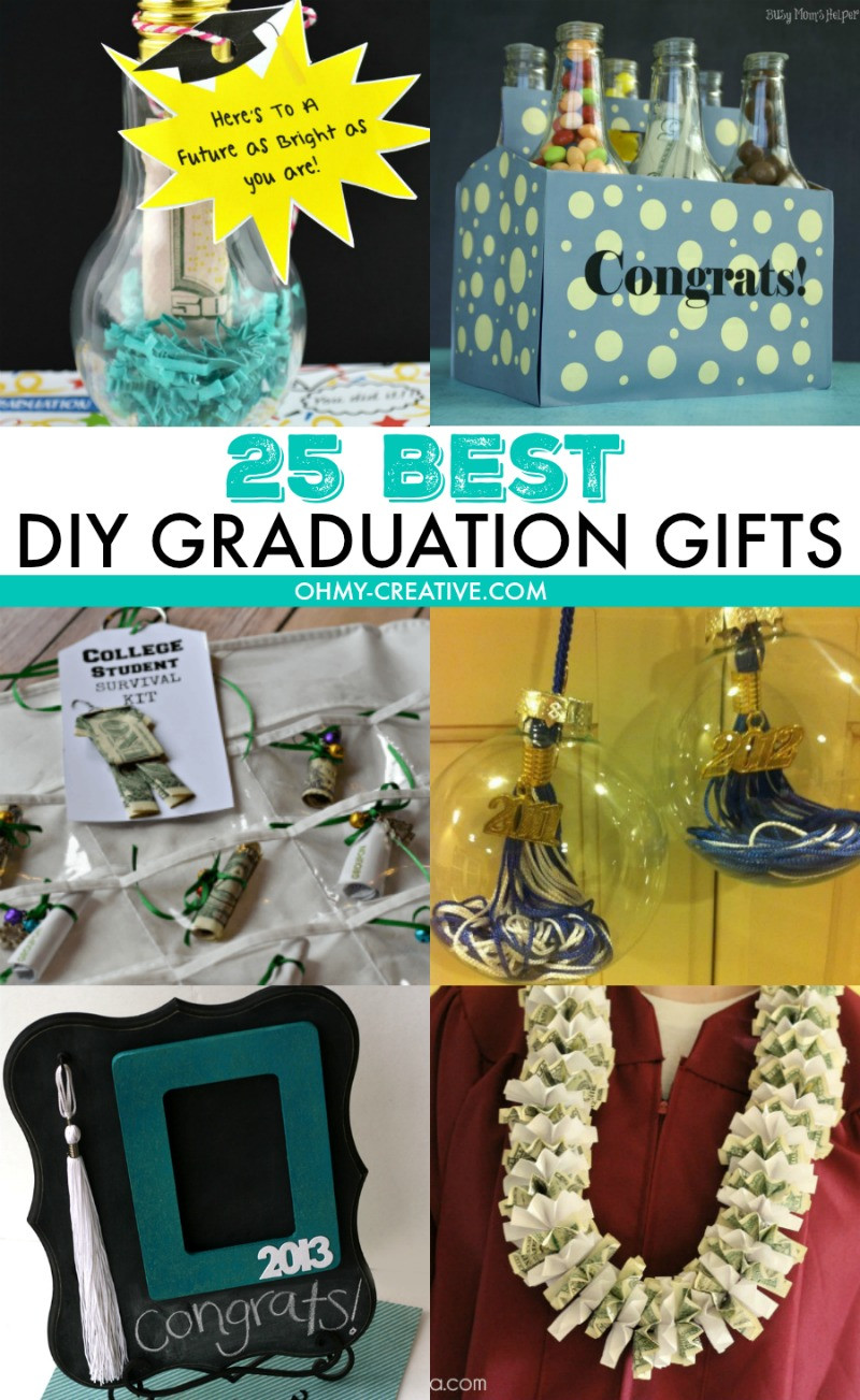 College Graduation Gift Ideas For Him
 25 Best DIY Graduation Gifts Oh My Creative