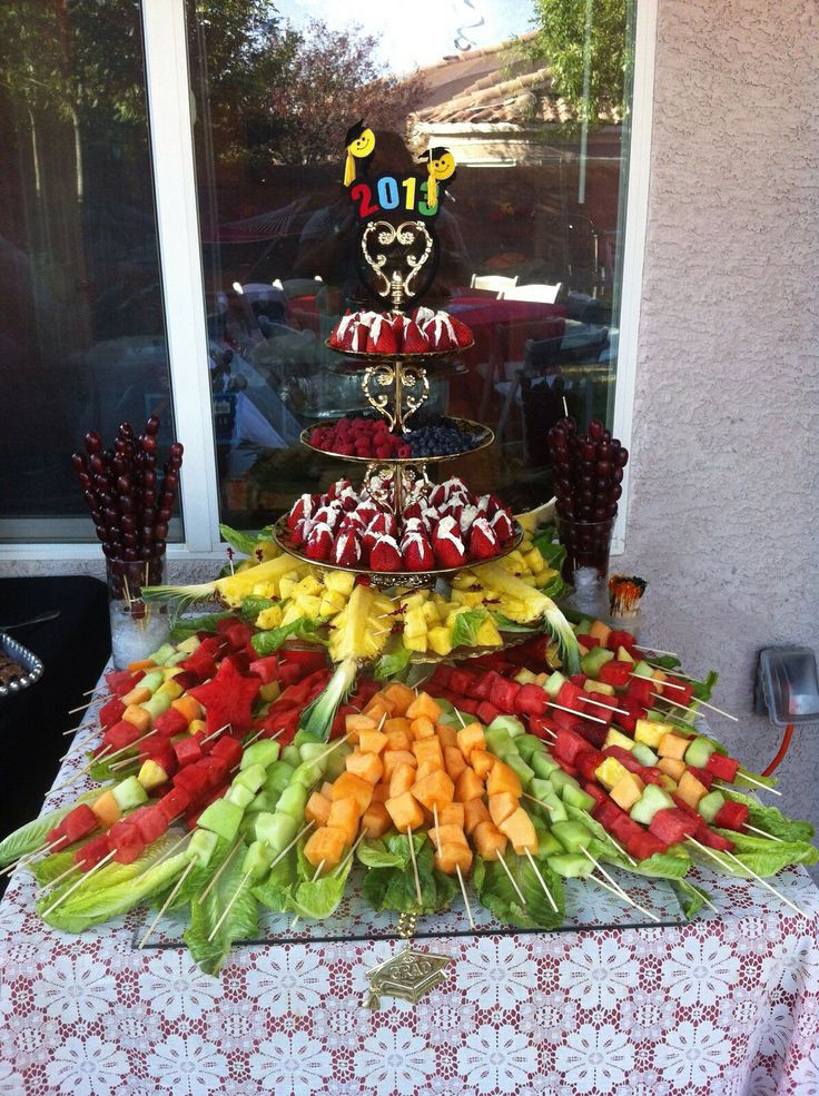 College Graduation Ideas Party
 Perfect fruit station gradparty