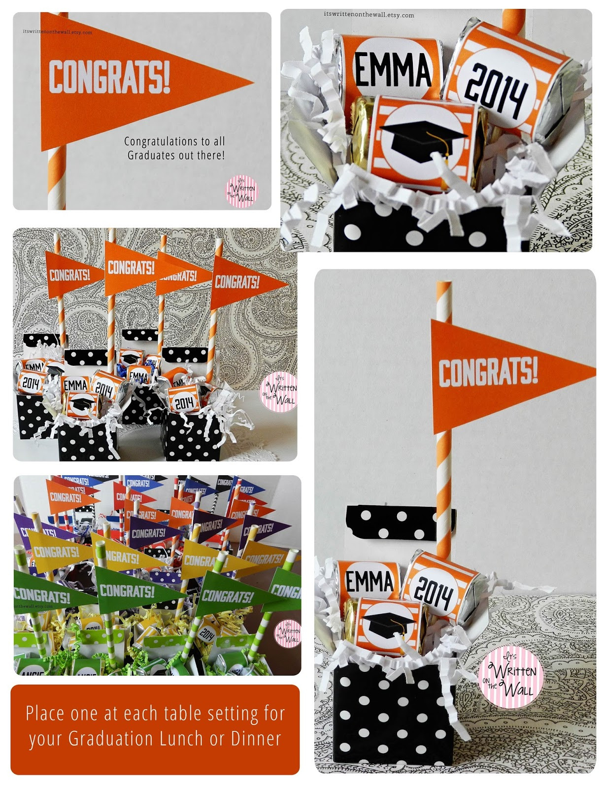 College Graduation Party Favor Ideas
 It s Written on the Wall Ideas for Graduation Parties