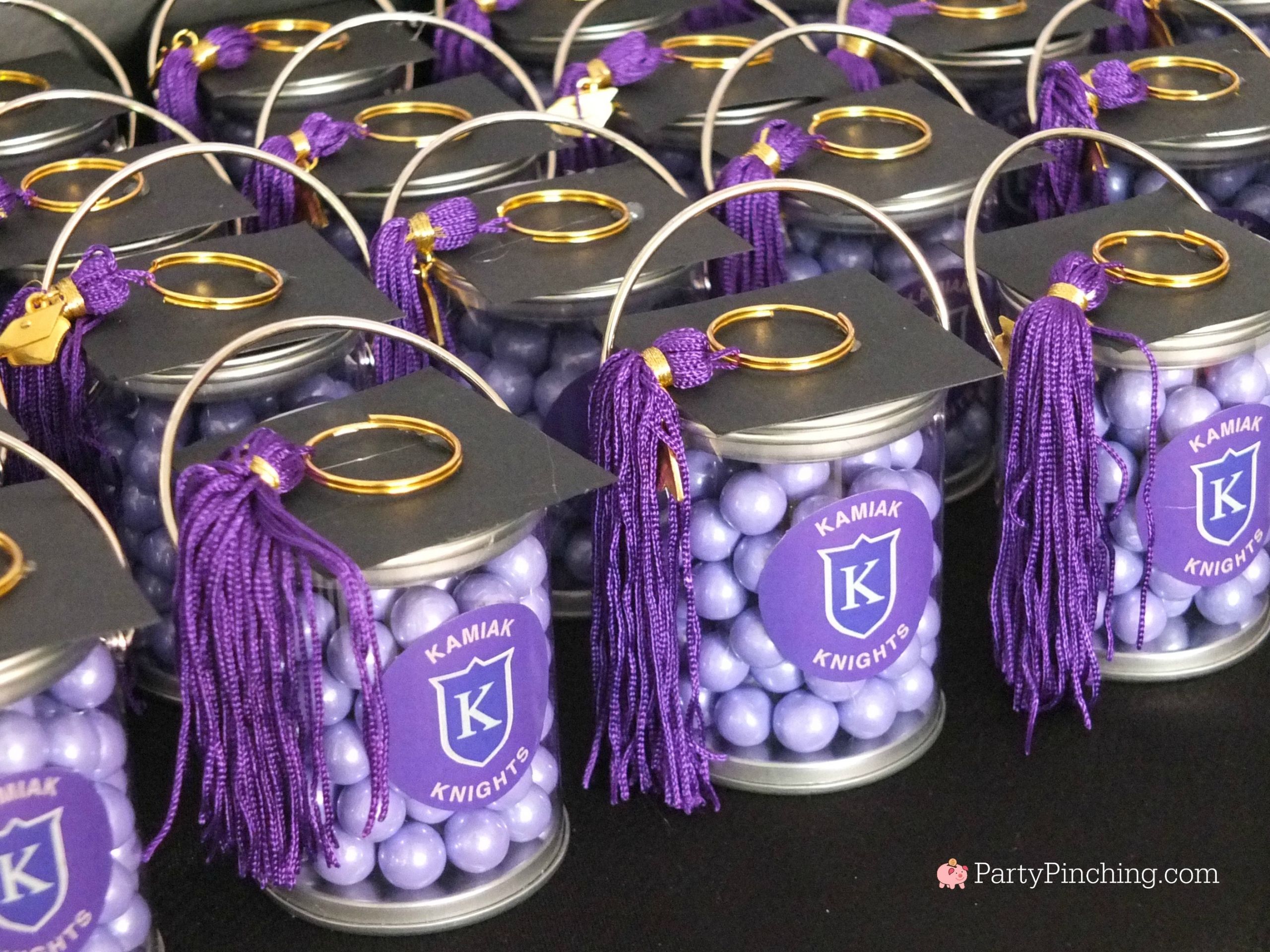 College Graduation Party Favor Ideas
 graduation party favors mortar board cap mini paint cans