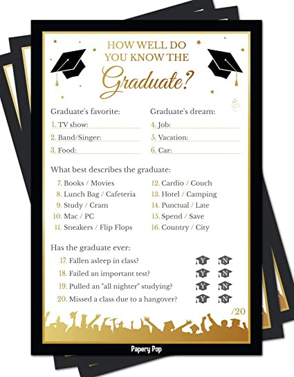 College Graduation Party Game Ideas
 Best 35 College Graduation Party Game Ideas – Home Family