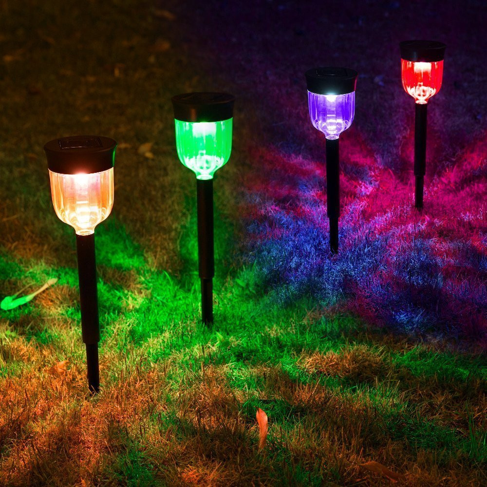 Color Landscape Lights
 Solar Powered LED Outdoor Decorative Garden Lights Color