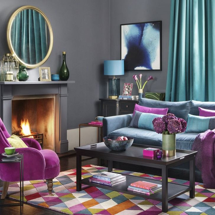 Color Palette For Living Room
 Trendy living room color schemes and modern interior