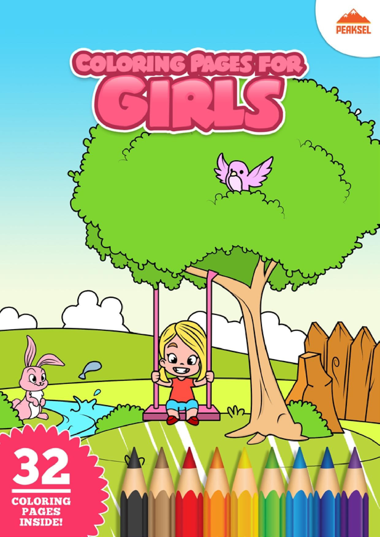 Coloring Book Pages Girls
 File Coloring Pages for Girls Printable Coloring Book