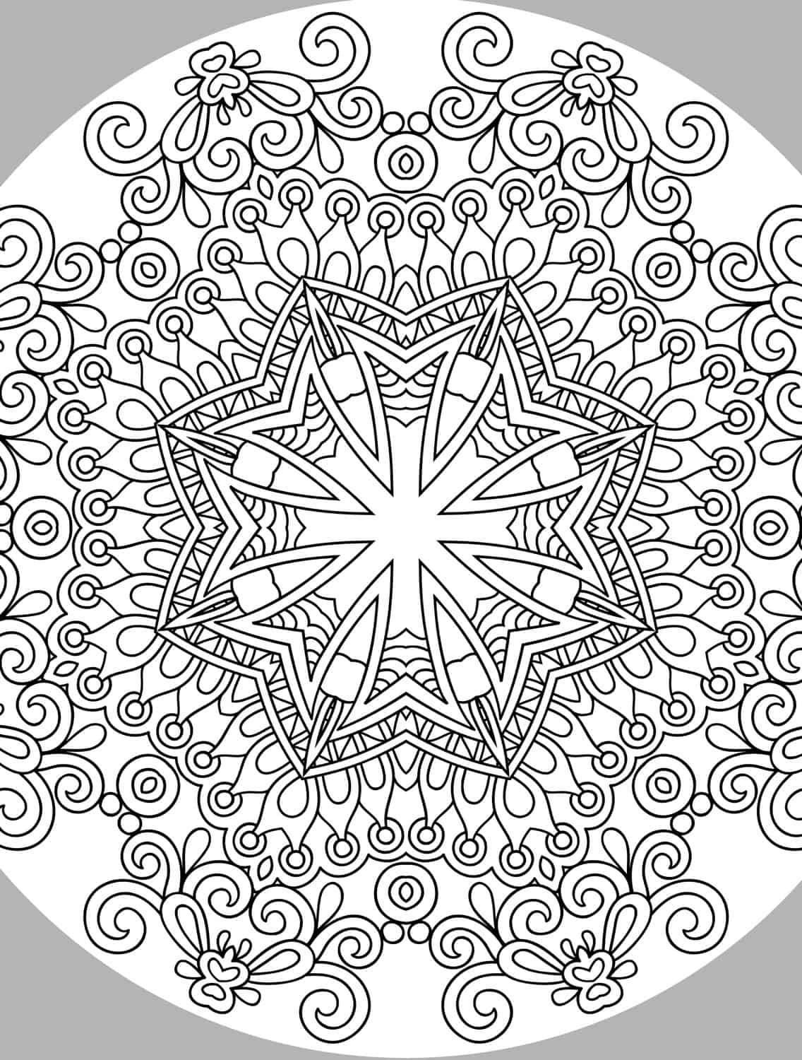 Coloring Books For Adults
 10 Free Printable Holiday Adult Coloring Pages