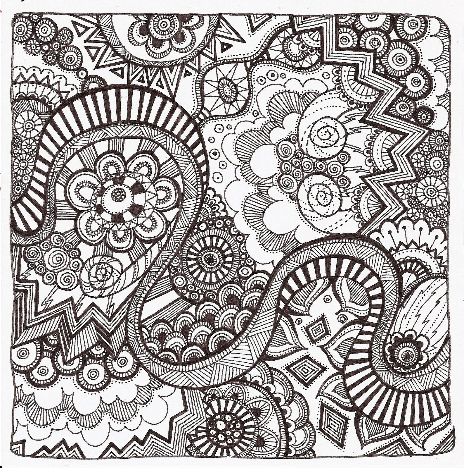 Coloring Books For Adults
 Free Printable Zentangle Coloring Pages for Adults