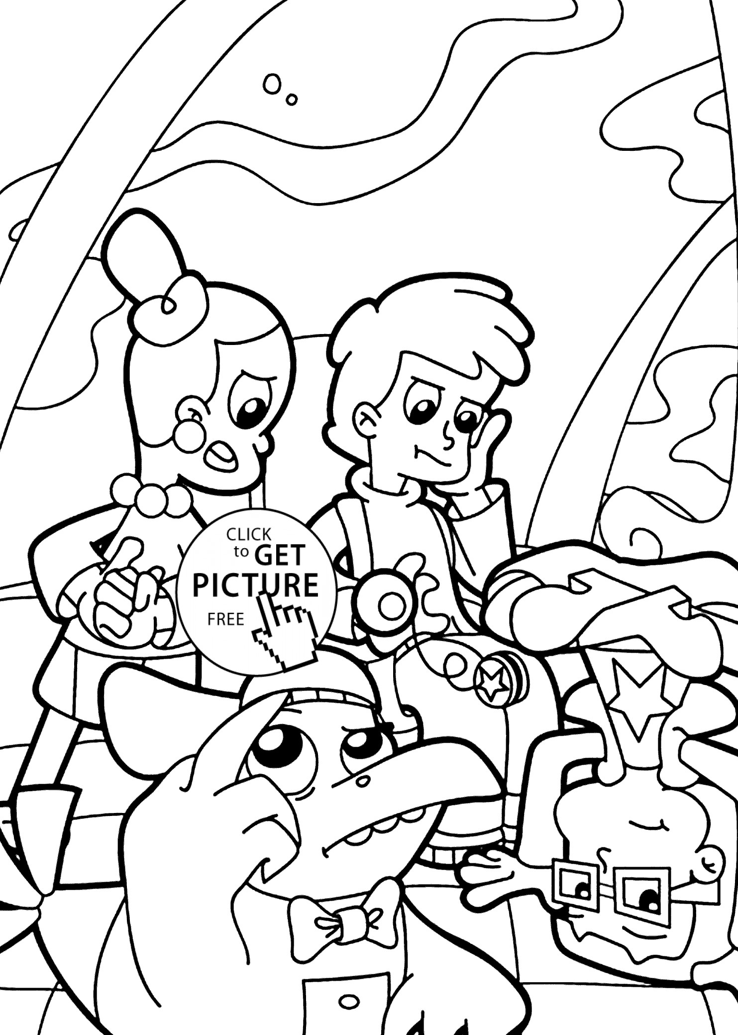 Coloring Books For Children
 Cyberchase coloring pages for kids printable free