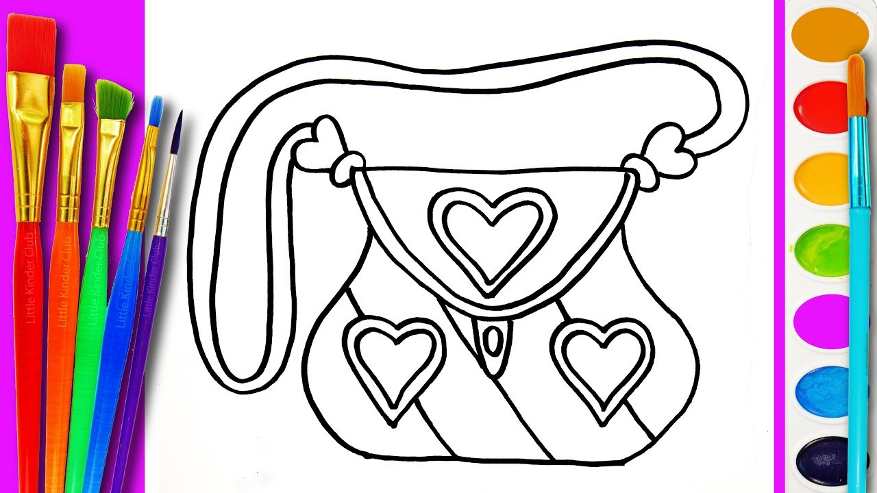Coloring Books For Children
 Coloring Pages for Kids Handbag Coloring Book for Children