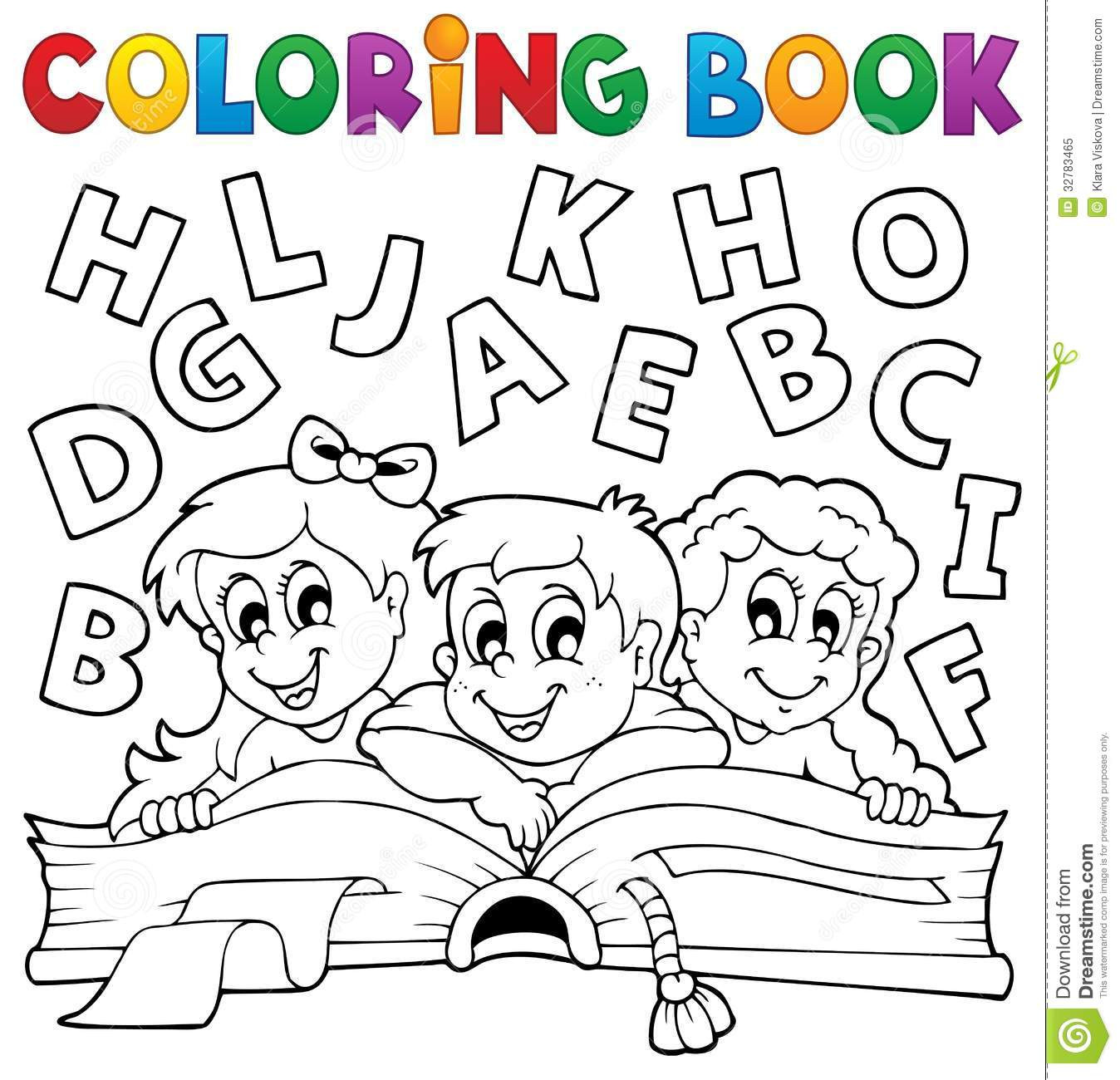 Coloring Books Kids
 Coloring book kids theme 5 stock vector Image of clipart