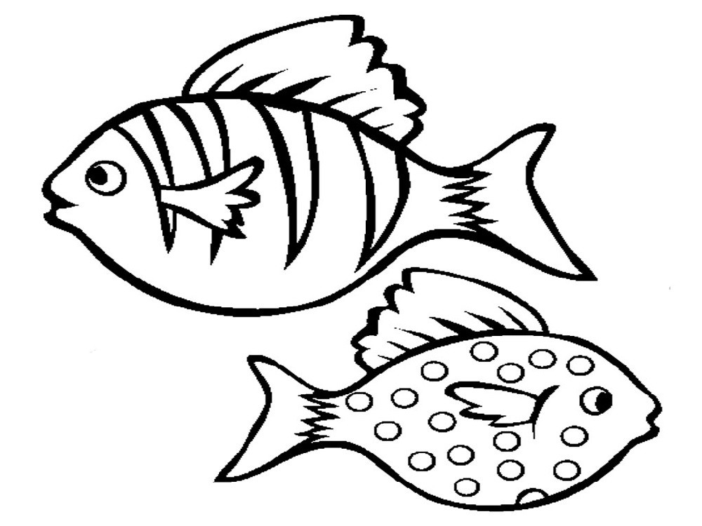 Coloring Pages Fish For Kids
 Color Pages of Fish