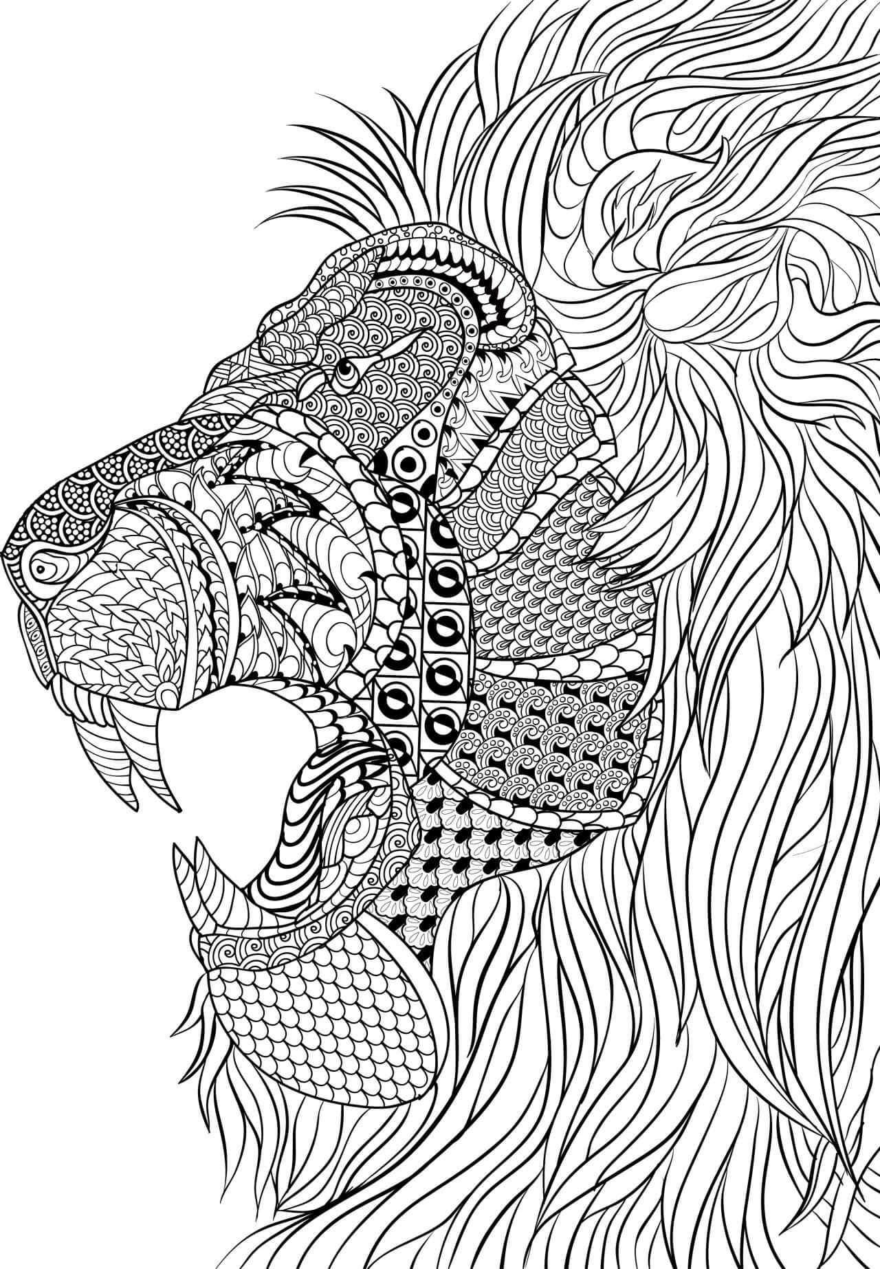 Coloring Pages For Adults Difficult Animals
 Coloring Pages For Adults Difficult Animals 4