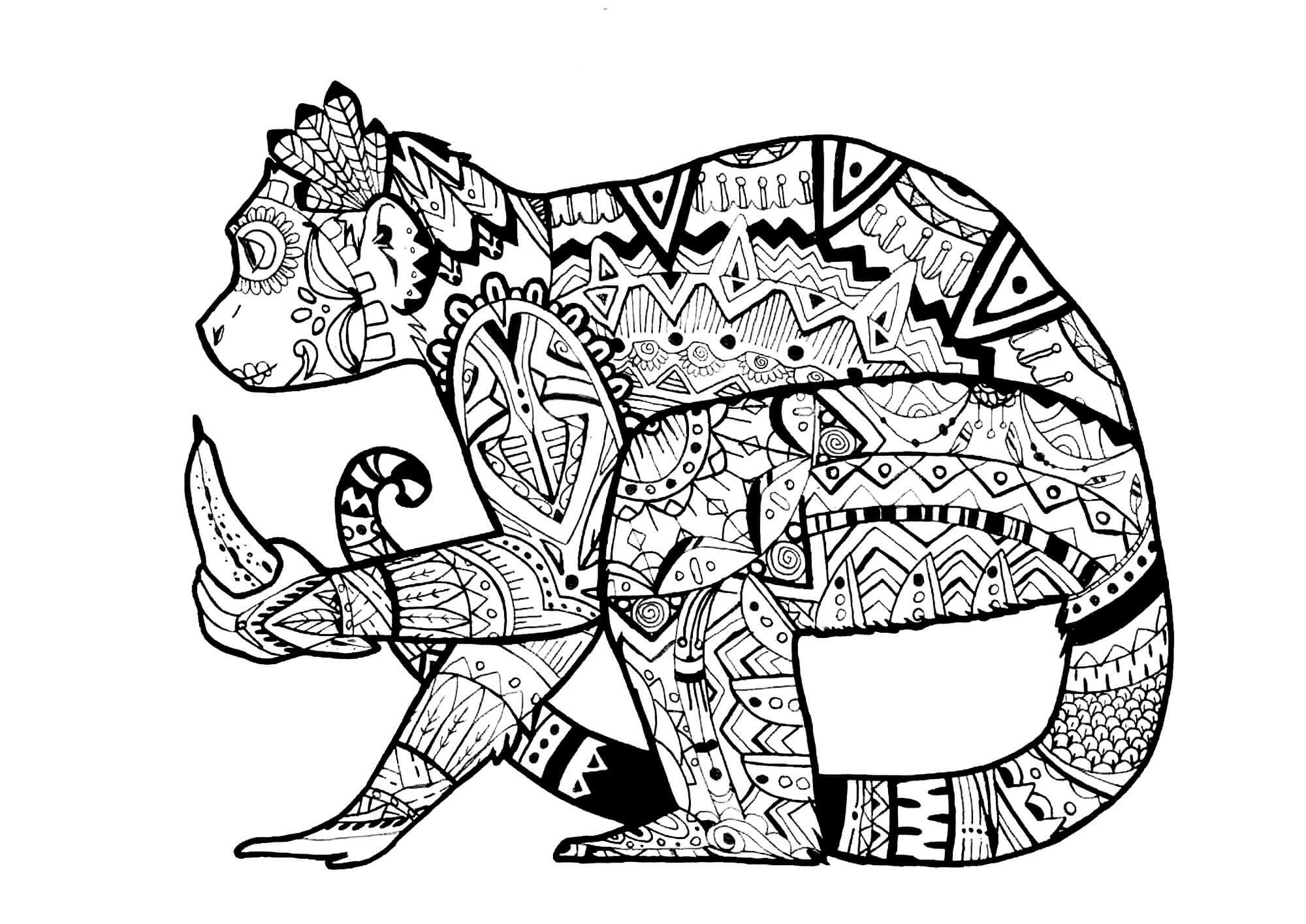 Coloring Pages For Adults Difficult Animals
 Coloring Pages For Adults Difficult Animals 46