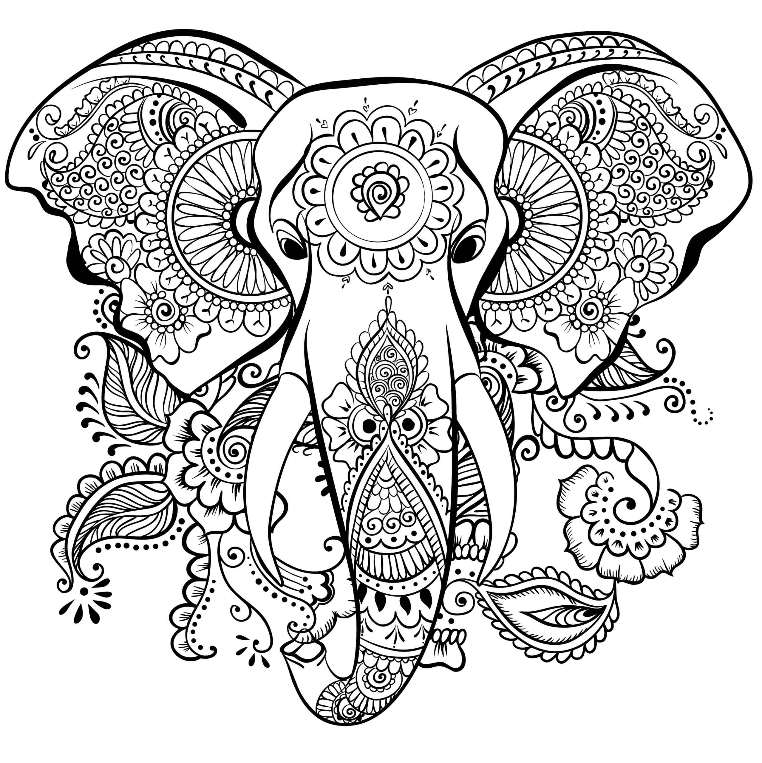 Coloring Pages For Adults Difficult Animals
 Coloring Pages For Adults Difficult Animals 7