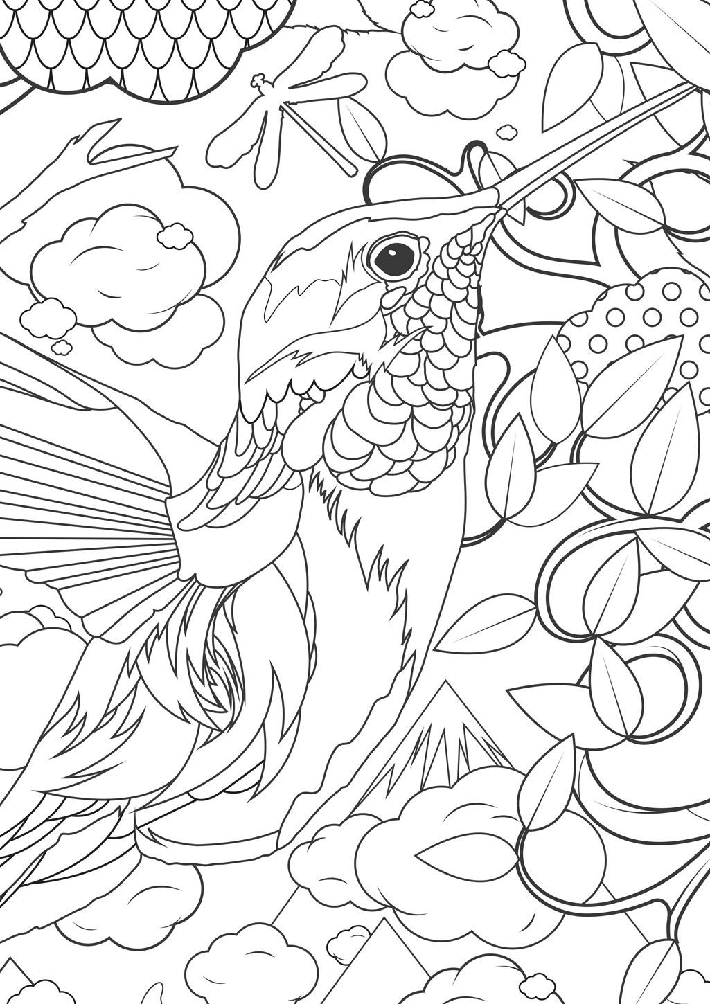 Coloring Pages For Adults Difficult Animals
 Animal Coloring Pages For Adults Difficult animals
