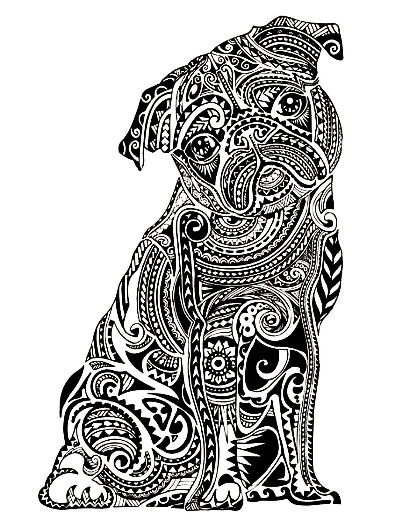 Coloring Pages For Adults Difficult Animals
 Animals Coloring pages for adults coloring adult