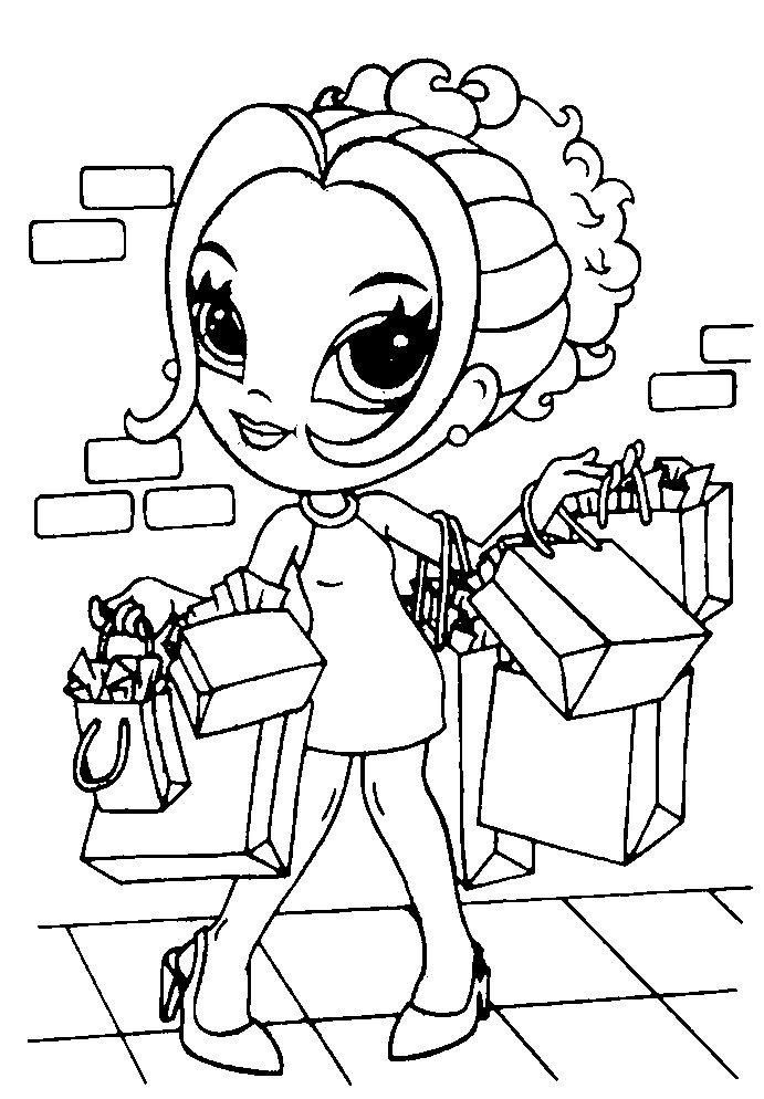 Coloring Pages For Girls Online
 line Coloring Book Pages