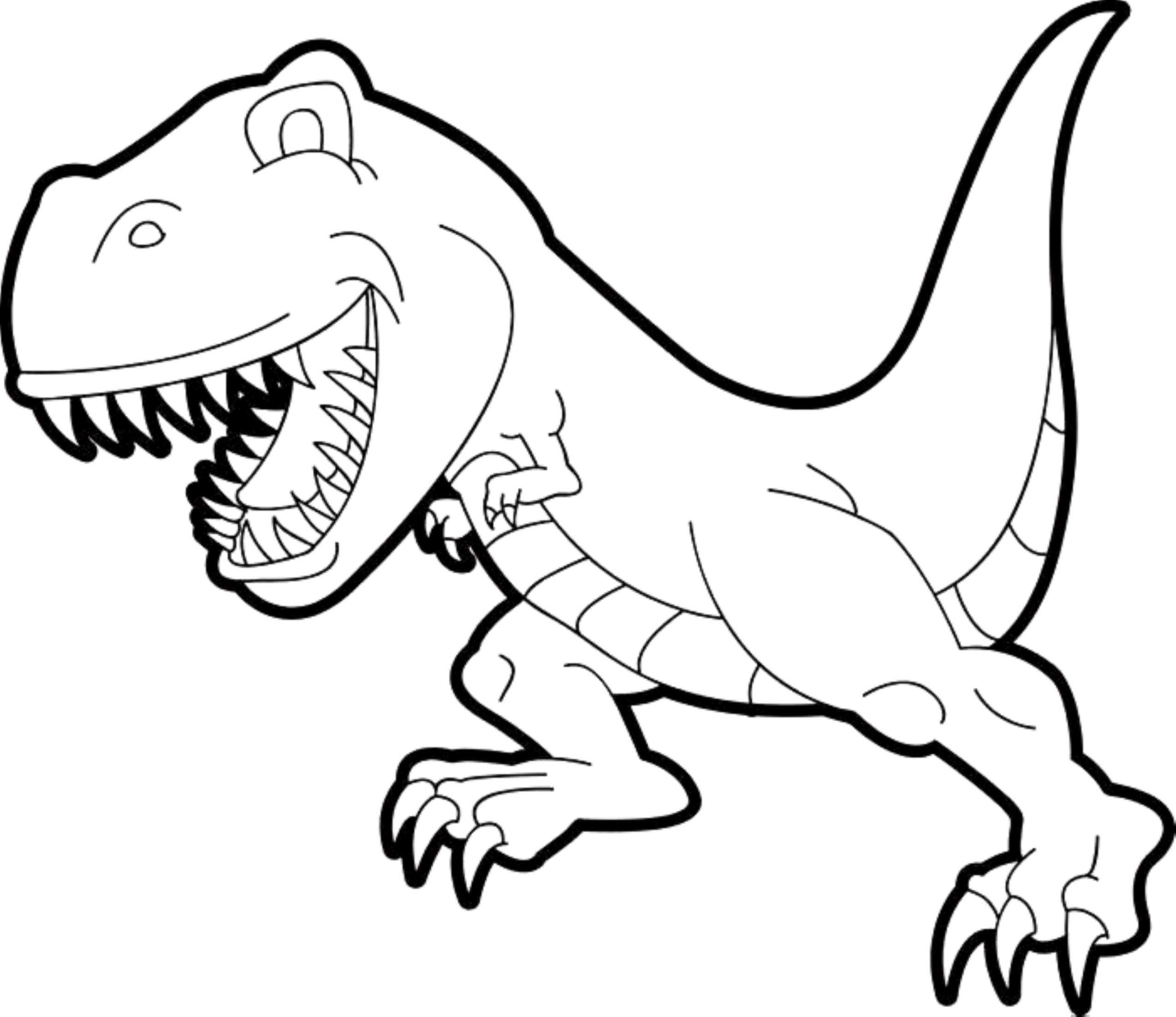 Coloring Pages For Kids Dinosaur
 Print & Download Dinosaur T Rex Coloring Pages for Kids