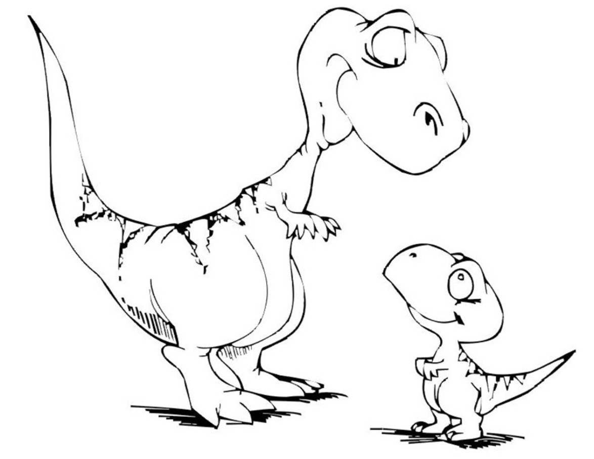 Coloring Pages For Kids Dinosaur
 Coloring Town