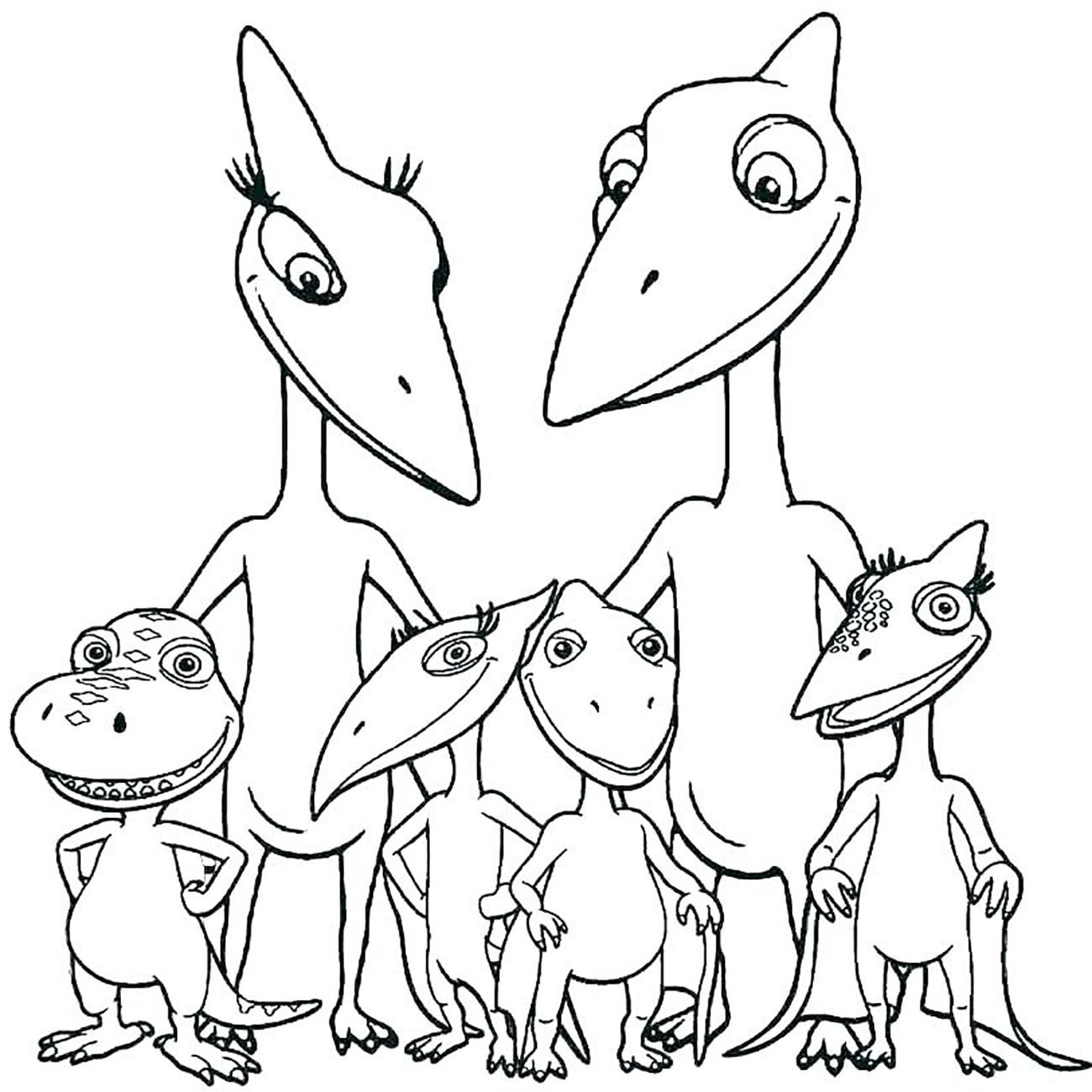 Coloring Pages For Kids Dinosaur
 Dinosaurs free to color for kids Velociraptor