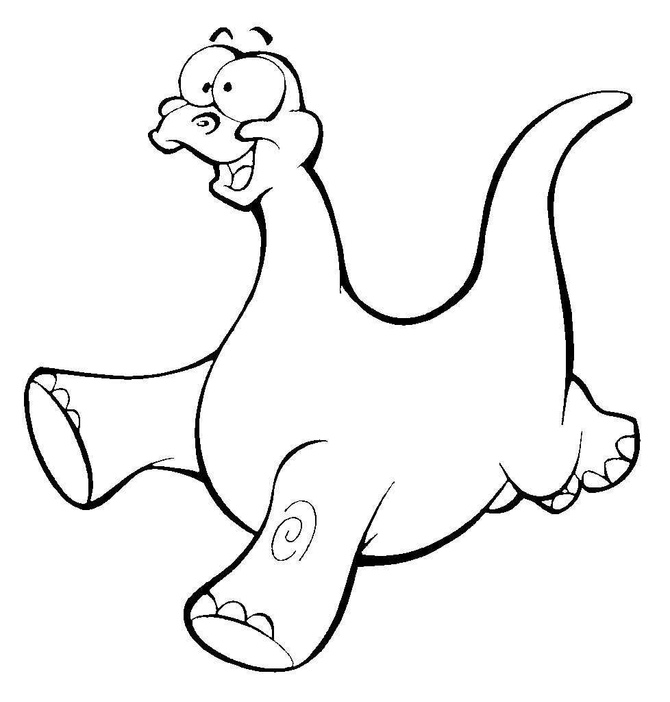 Coloring Pages For Kids Dinosaur
 Dinosaurs Coloring pages Printable