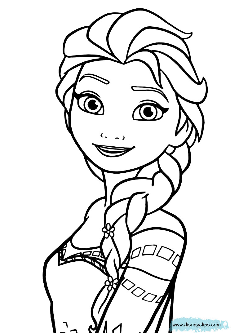 Coloring Pages For Kids Elsa
 Frozen Coloring Pages