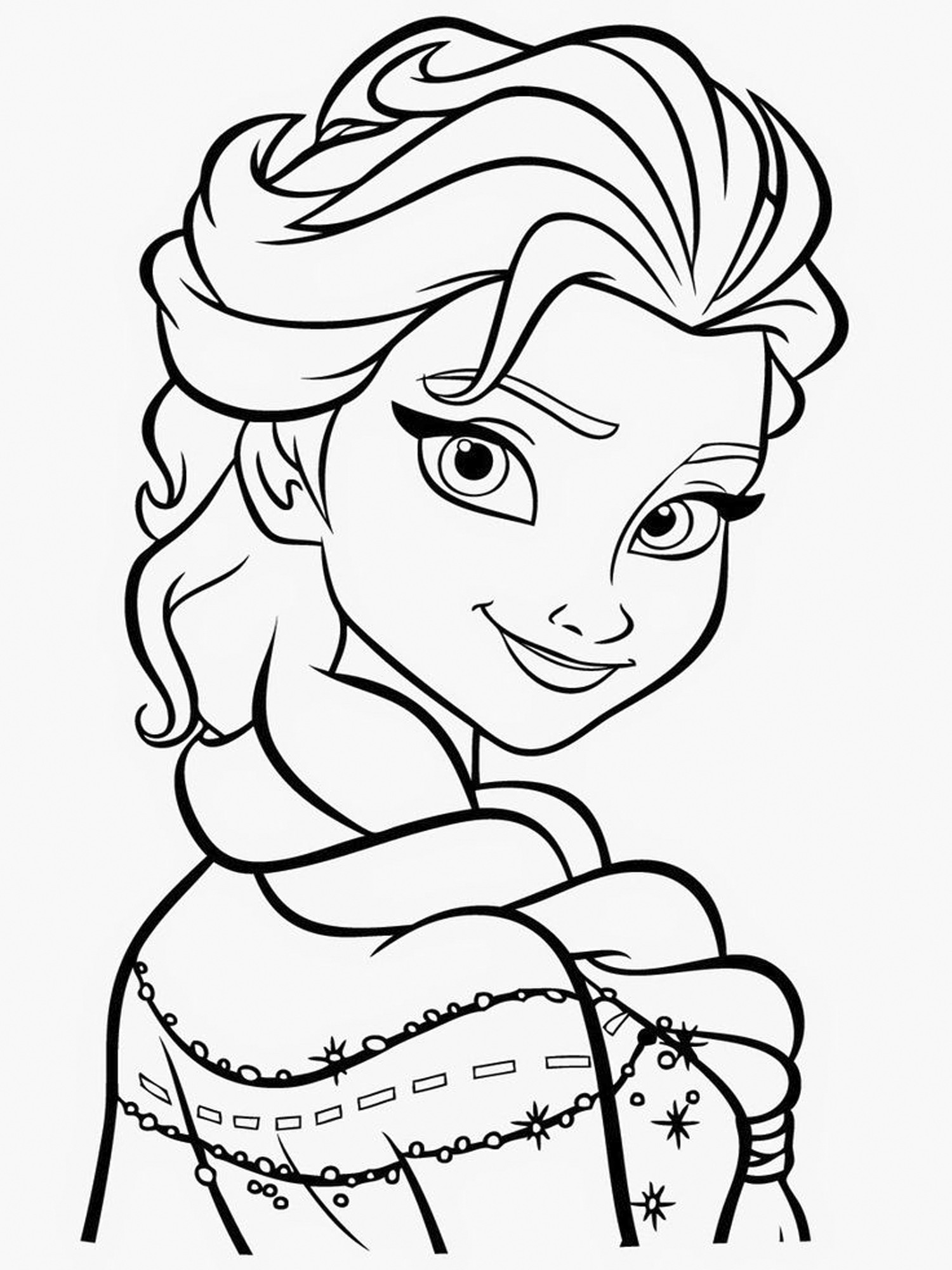 Coloring Pages For Kids Frozen
 Frozen Drawing For Kids at GetDrawings