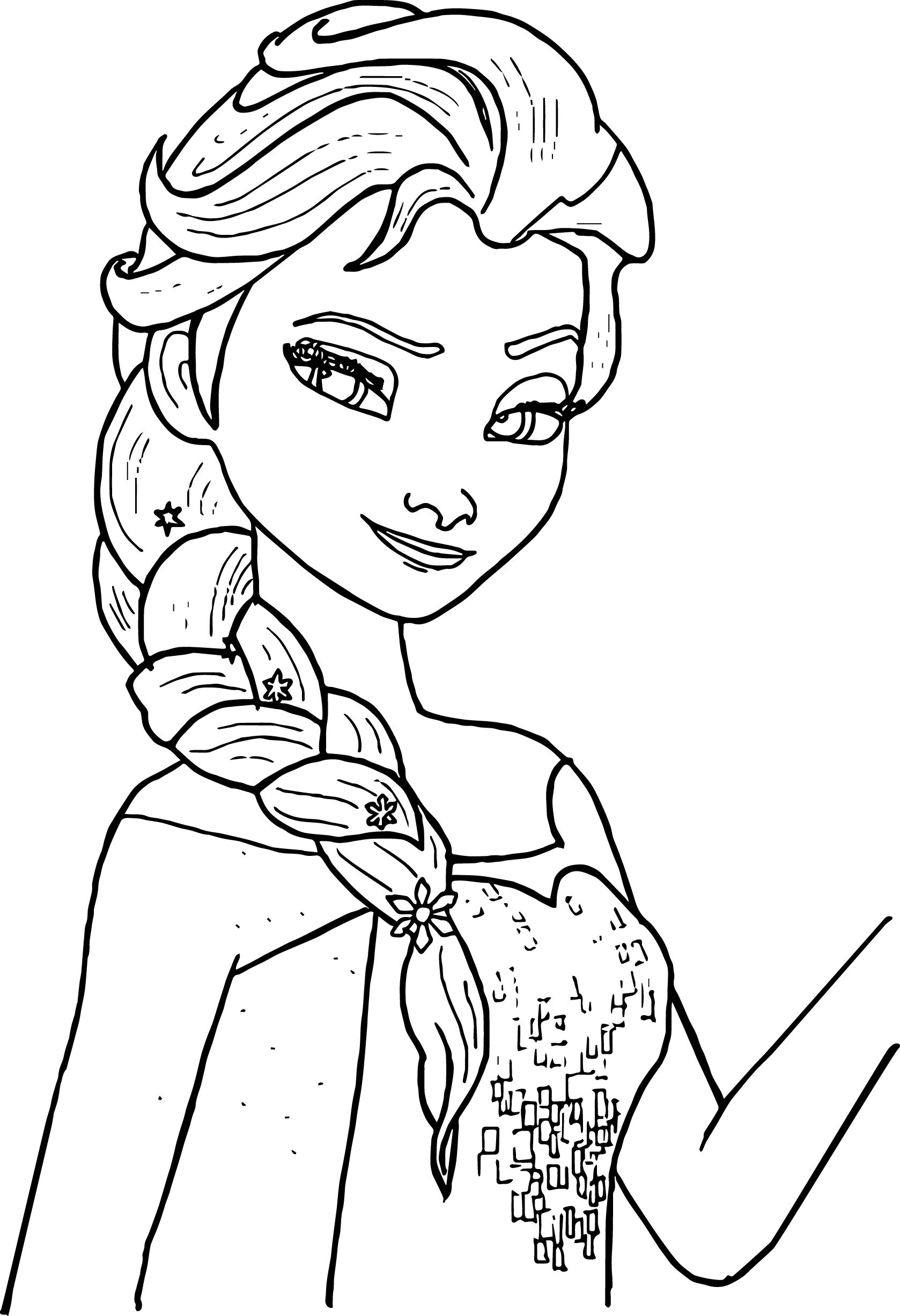 Coloring Pages For Kids Frozen
 Free Printable Elsa Coloring Pages for Kids Best