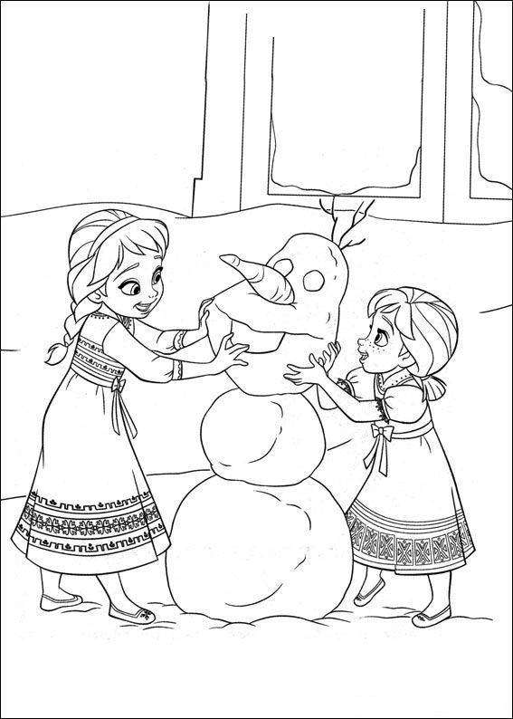 Coloring Pages For Kids Frozen
 Kids n fun