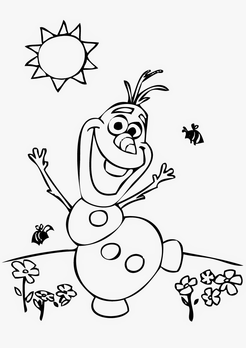 Coloring Pages For Kids Frozen
 Frozens Olaf Coloring Pages Best Coloring Pages For Kids