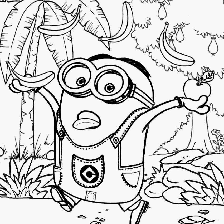 Coloring Pages For Kids Minion
 Free Coloring Pages Printable To Color Kids And