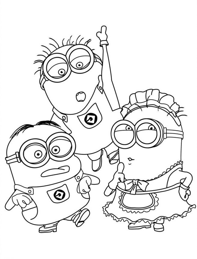 Coloring Pages For Kids Minion
 Minion Coloring Pages Best Coloring Pages For Kids