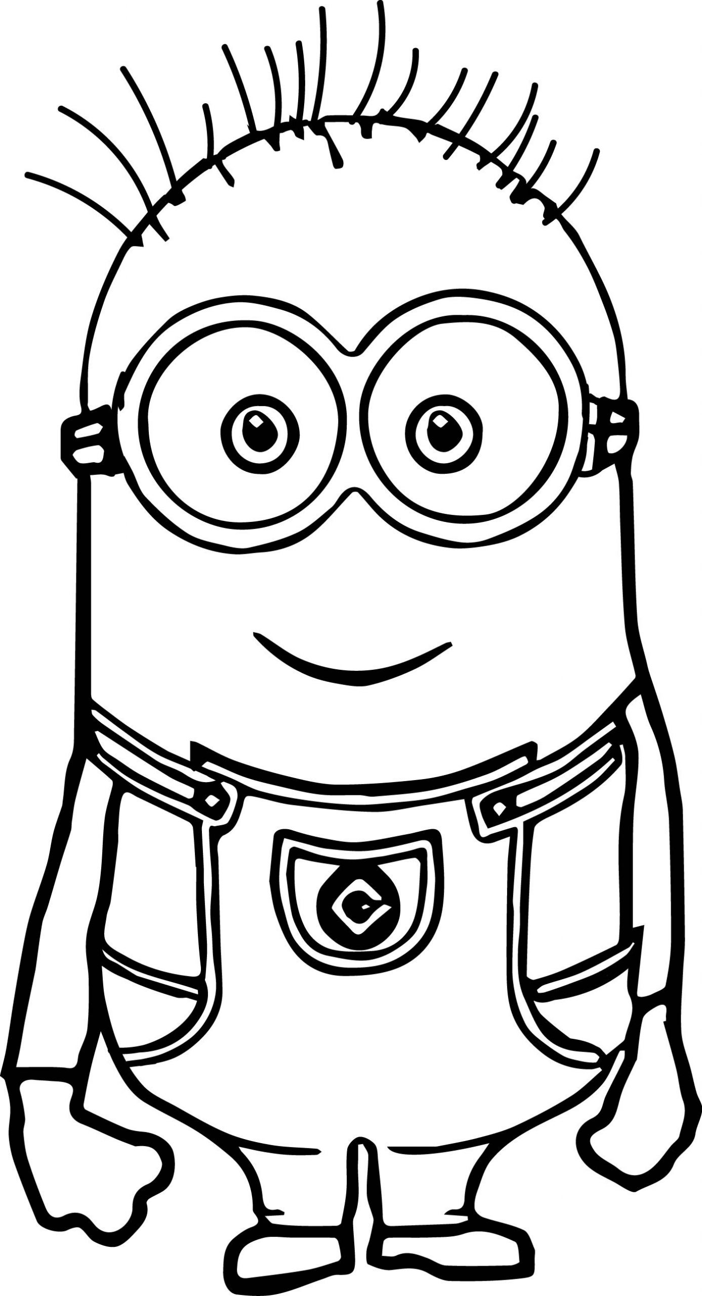 Coloring Pages For Kids Minions
 Minion Coloring Pages