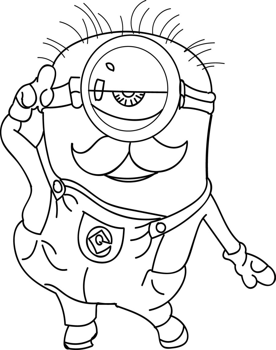 Coloring Pages For Kids Minions
 Minion Coloring Pages Best Coloring Pages For Kids