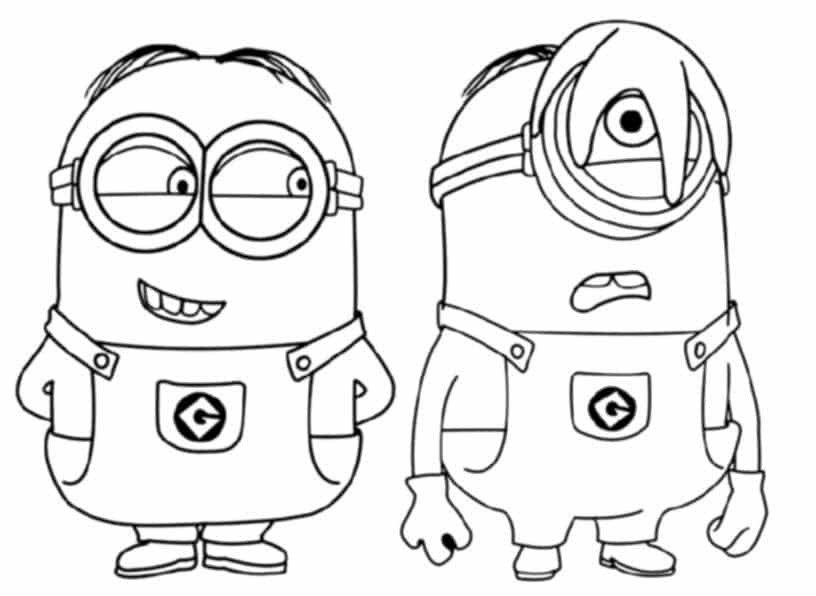 Coloring Pages For Kids Minions
 Print & Download Minion Coloring Pages for Kids to Have