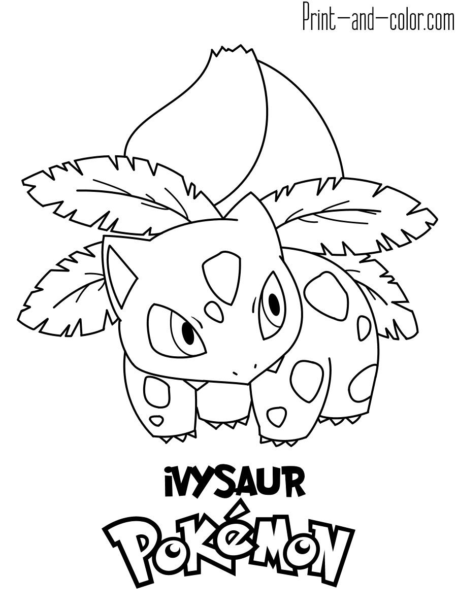 Coloring Pages For Kids Pokemon
 Pokemon coloring pages