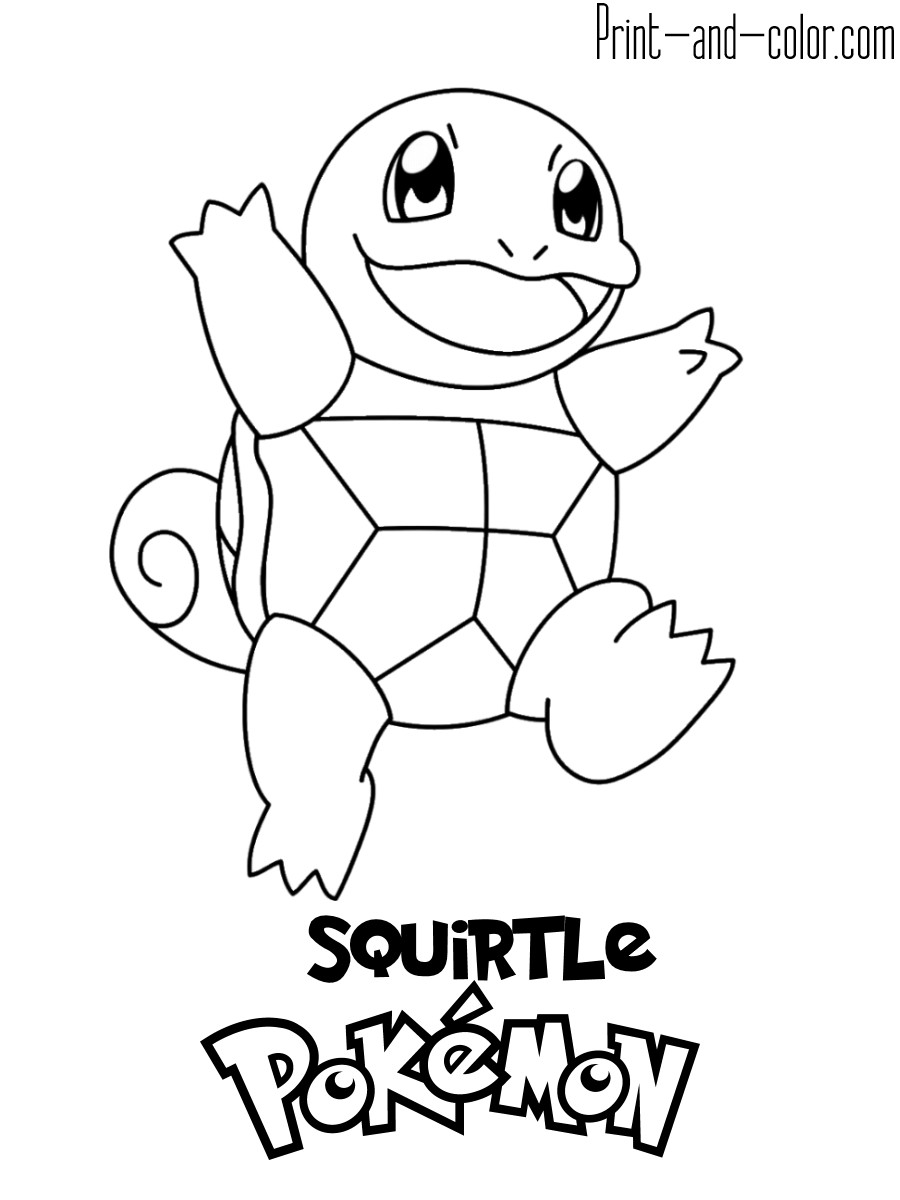 Coloring Pages For Kids Pokemon
 Pokemon coloring pages