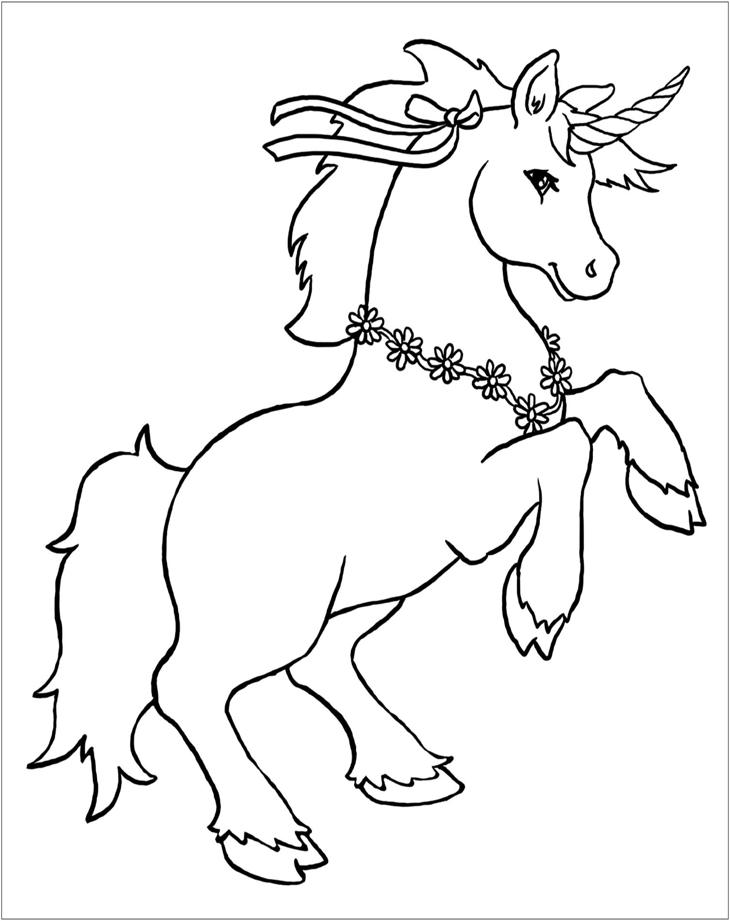 Coloring Pages For Kids Unicorn
 Unicorns to Unicorns Kids Coloring Pages