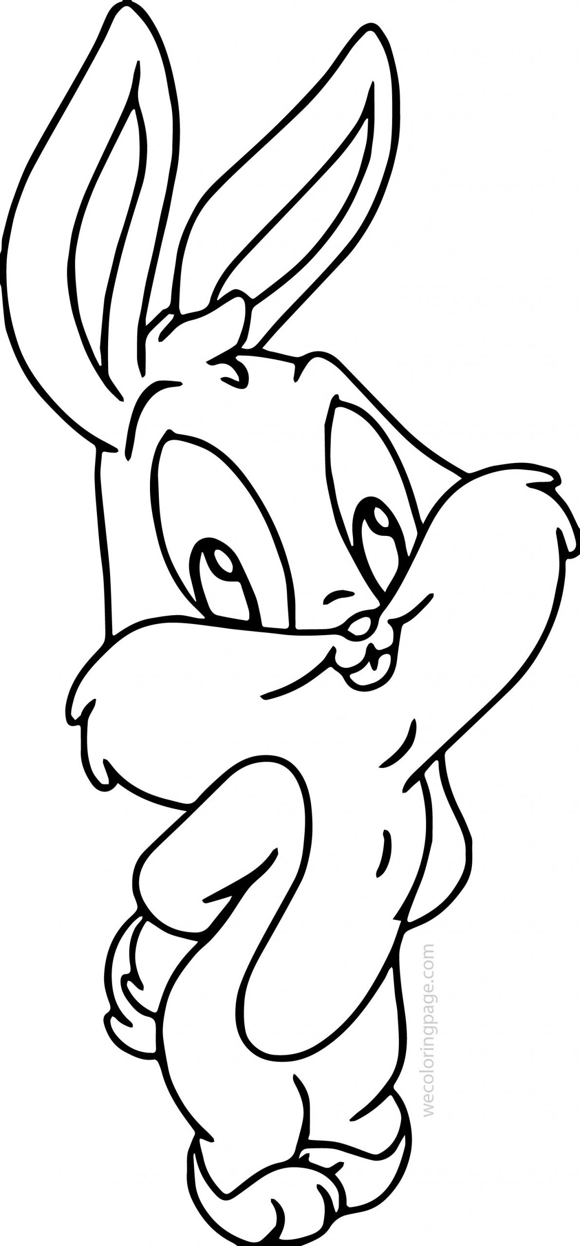 Coloring Pages Of Baby Bunnies
 Cute Baby Bugs Bunny Coloring Page