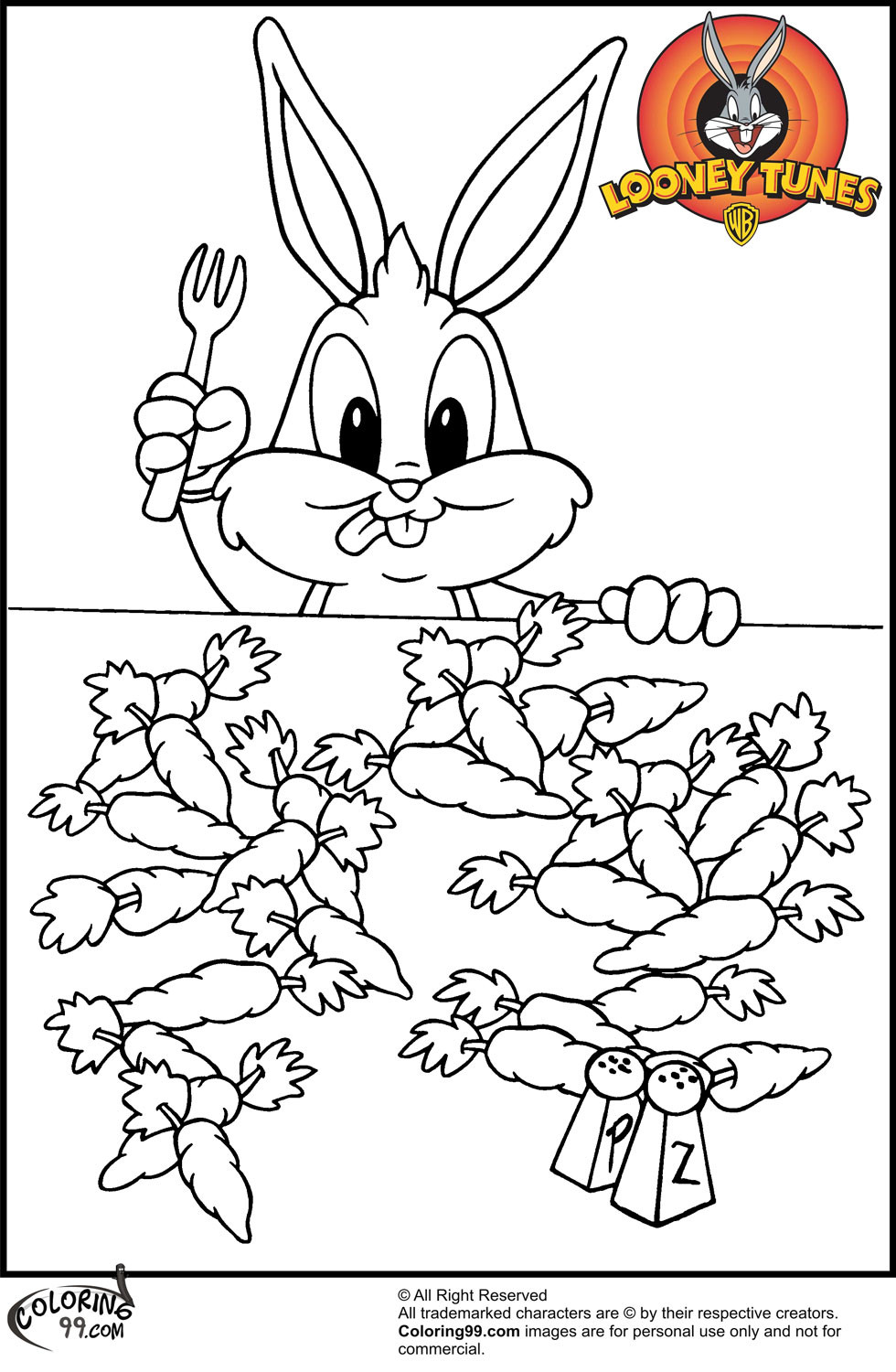 Coloring Pages Of Baby Bunnies
 Baby Bugs Bunny Coloring Pages