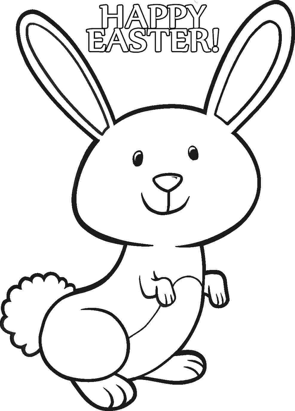 Coloring Pages Of Baby Bunnies
 Baby Bunny Coloring Pages Coloring Home