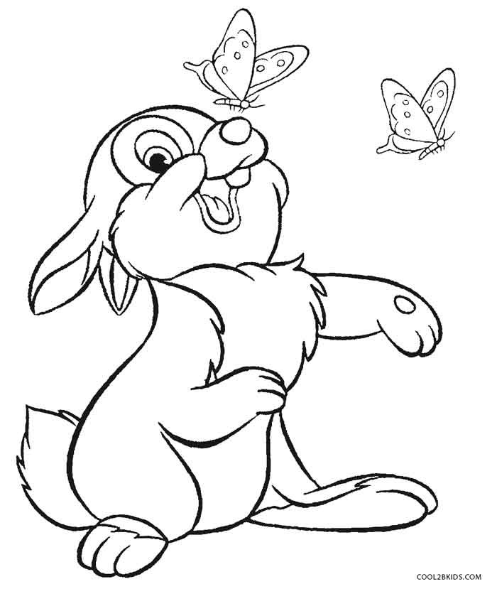 Coloring Pages Of Baby Bunnies
 Printable Rabbit Coloring Pages For Kids